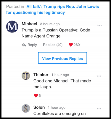#FunnyYahooComments: Trump is a Russian Operative: Code Name Agent Orange