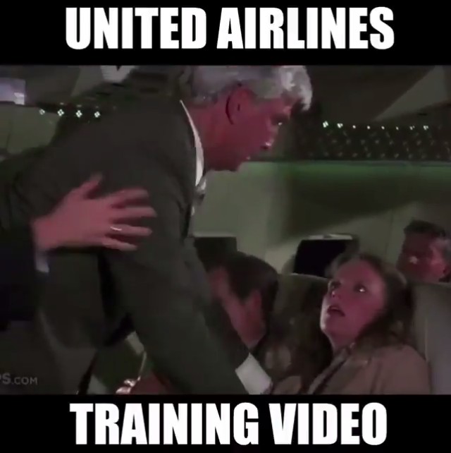 This is United Airlines training video 🤣