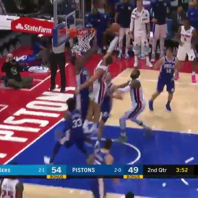 Blake Griffin drops career-high 50 points and a game-winning free throw as the #DetroitPistons defeated the #Sixers