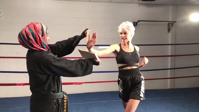 Cara Delevingne show some karate chop skills on Instagram
