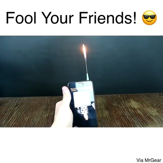 Fool your friends with this iPhone lighter hack that produces real fire 🔥
