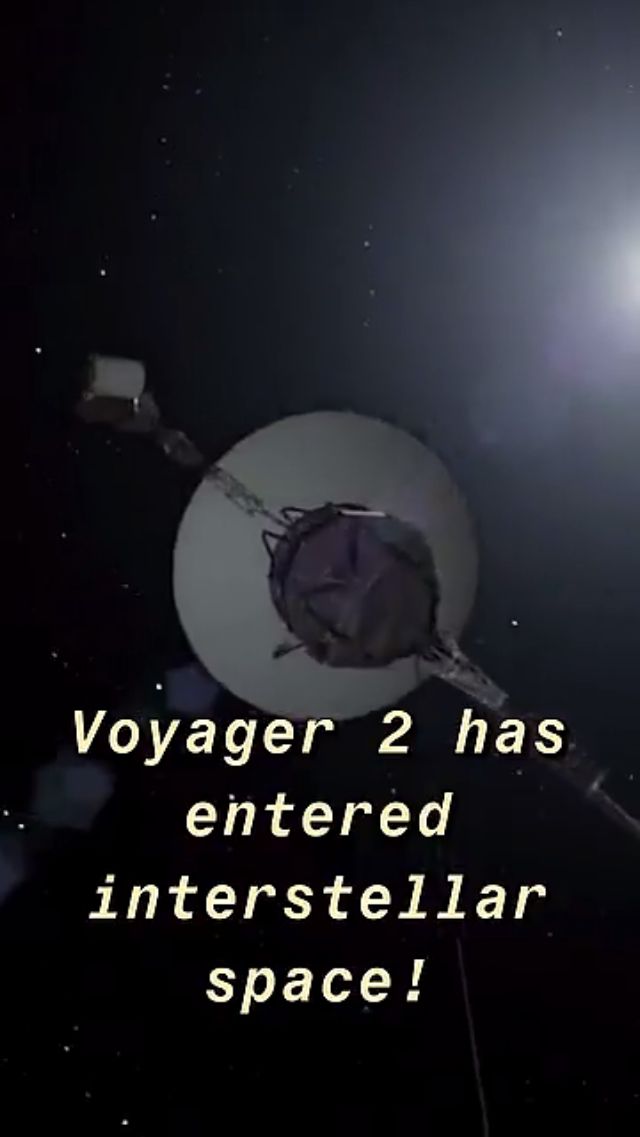 #NASA: #Voyager2 has entered interstellar space after four decades